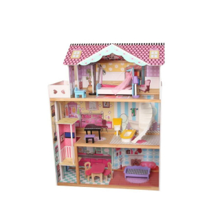 DŘEVĚNÝ DOMEČEK pro panenky typu Barbie